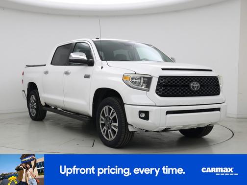 White 2018 Toyota Tundra Platinum
