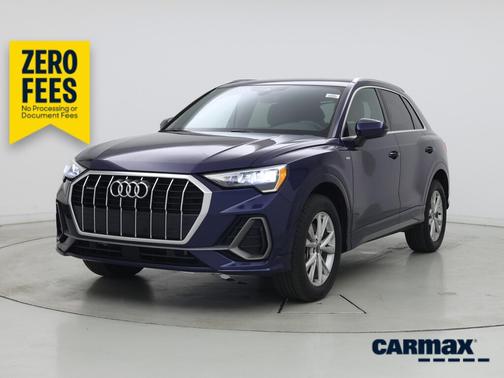 Blue 2022 Audi Q3 S-Line Premium