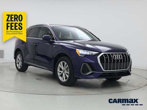 Blue 2022 Audi Q3 S-Line Premium