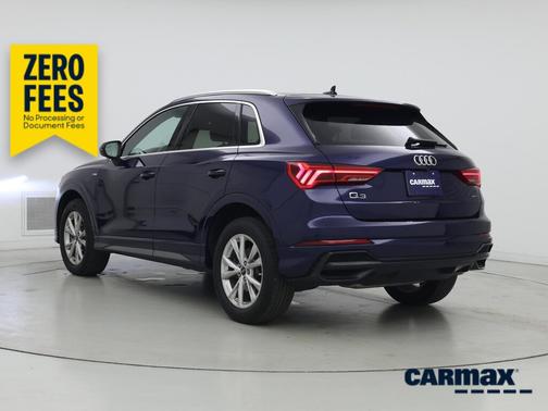 Blue 2022 Audi Q3 S-Line Premium