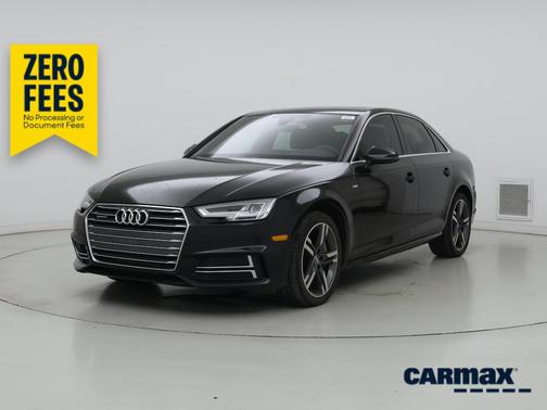 Black 2017 Audi A4 Premium Plus