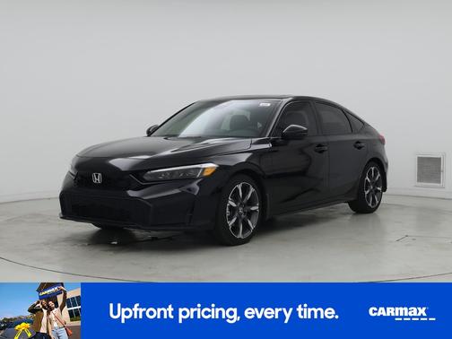 Black 2025 Honda Civic Hybrid Sport Touring