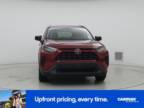 Red 2021 Toyota RAV4 LE
