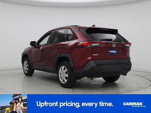 Red 2021 Toyota RAV4 LE