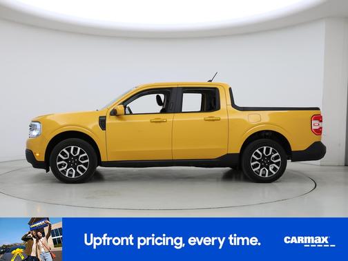 Yellow 2022 Ford Maverick Lariat