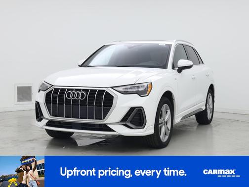 White 2022 Audi Q3 S-Line Premium