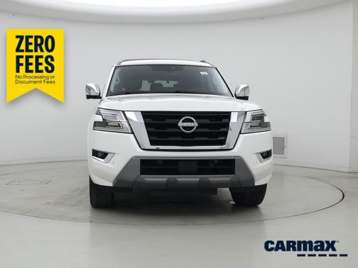 White 2023 Nissan Armada Platinum