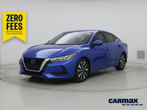Blue 2022 Nissan Sentra SV