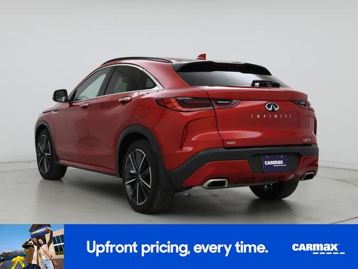 Red 2023 INFINITI QX55 Essential