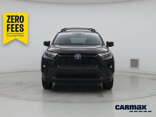Black 2023 Toyota RAV4 Hybrid SE