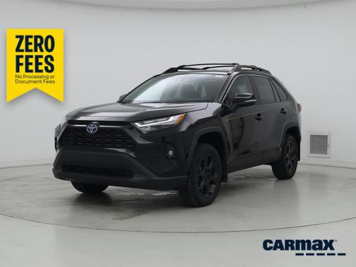 Black 2023 Toyota RAV4 Hybrid SE