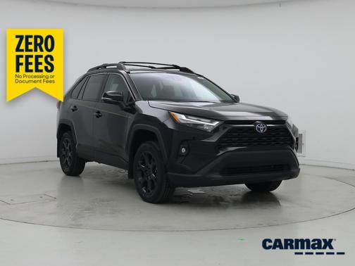 Black 2023 Toyota RAV4 Hybrid SE