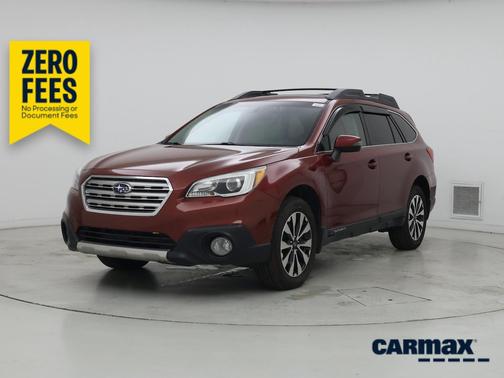 Red 2017 Subaru Outback 3.6R Limited