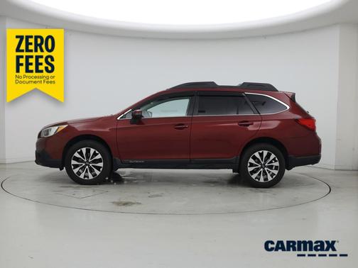 Red 2017 Subaru Outback 3.6R Limited