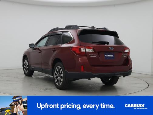 Red 2017 Subaru Outback 3.6R Limited
