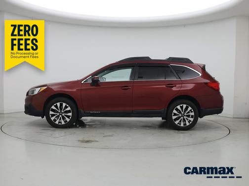 Red 2017 Subaru Outback 3.6R Limited