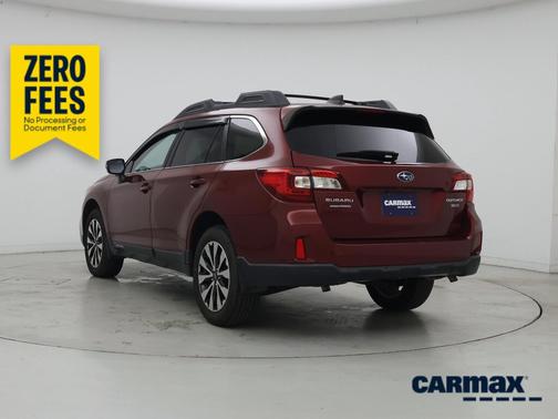Red 2017 Subaru Outback 3.6R Limited