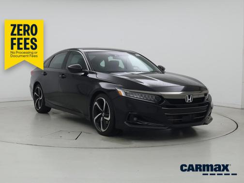 Black 2021 Honda Accord Sport