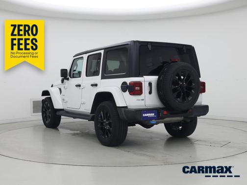 White 2023 Jeep Wrangler 4xe Unlimited Sahara