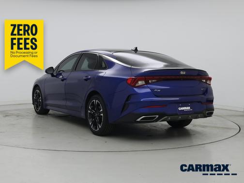 Blue 2021 Kia K5 GT-Line