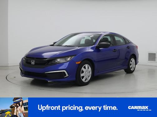 Blue 2021 Honda Civic LX