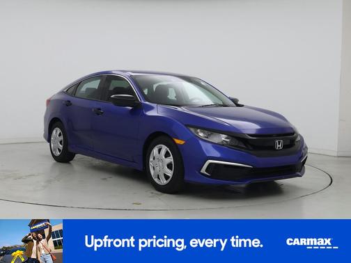 Blue 2021 Honda Civic LX