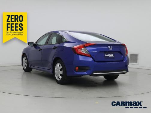 Blue 2021 Honda Civic LX