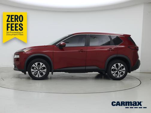 Red 2023 Nissan Rogue SV