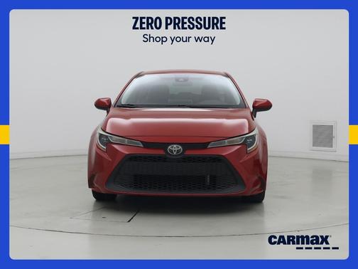 Red 2021 Toyota Corolla LE