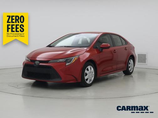 Red 2021 Toyota Corolla LE
