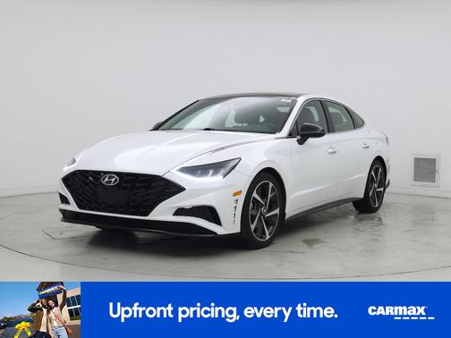 White 2021 Hyundai SONATA SEL Plus