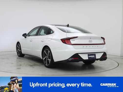 White 2021 Hyundai SONATA SEL Plus