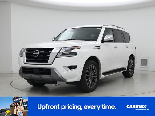White 2023 Nissan Armada Platinum