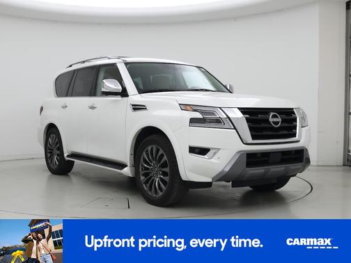 White 2023 Nissan Armada Platinum