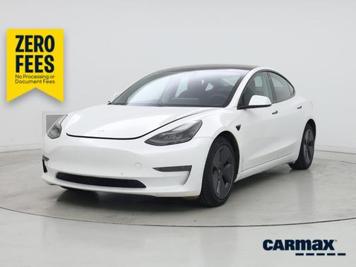 White 2021 Tesla Model 3 Standard Range Plus