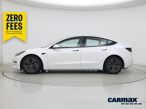 White 2021 Tesla Model 3 Standard Range Plus