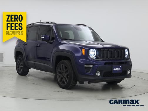 Blue 2020 Jeep Renegade Limited