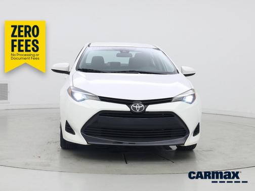 White 2017 Toyota Corolla LE