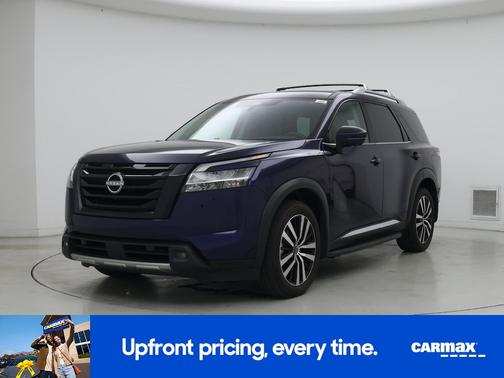 Blue 2023 Nissan Pathfinder Platinum