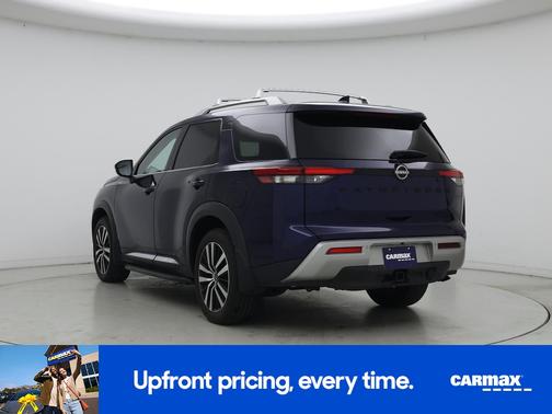 Blue 2023 Nissan Pathfinder Platinum