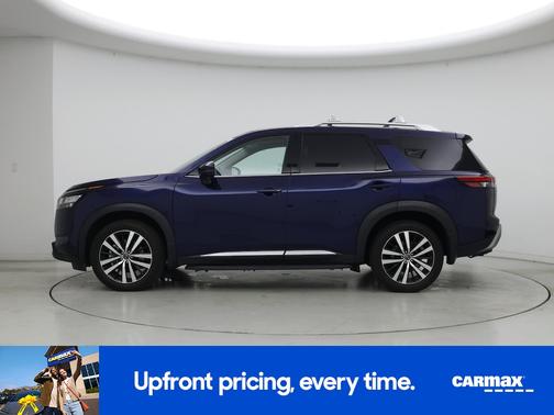 Blue 2023 Nissan Pathfinder Platinum