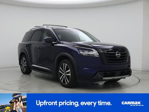 Blue 2023 Nissan Pathfinder Platinum