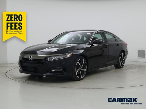 Black 2018 Honda Accord Sport