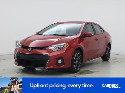 Red 2014 Toyota Corolla S Plus