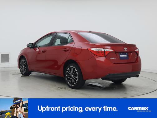 Red 2014 Toyota Corolla S Plus