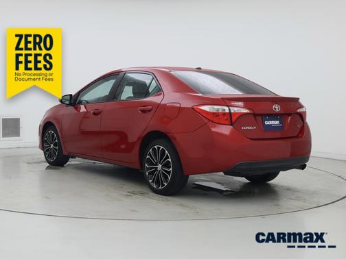Red 2014 Toyota Corolla S Plus