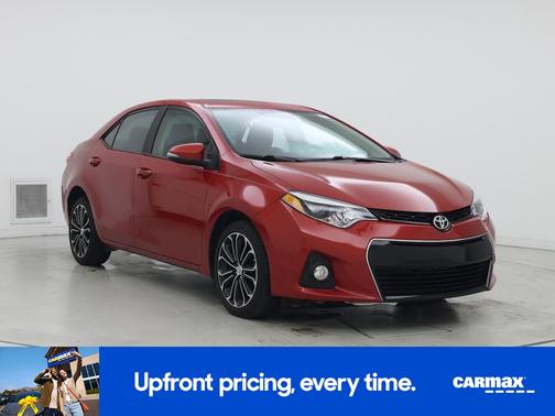 Red 2014 Toyota Corolla S Plus