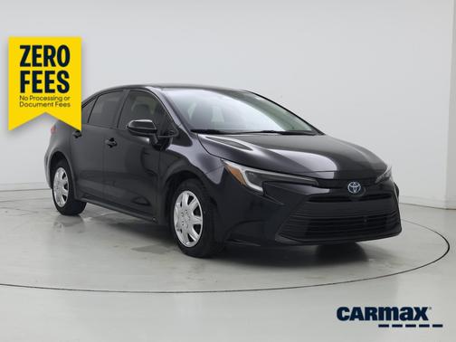 Black 2023 Toyota Corolla Hybrid LE