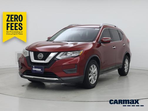 Red 2018 Nissan Rogue SV