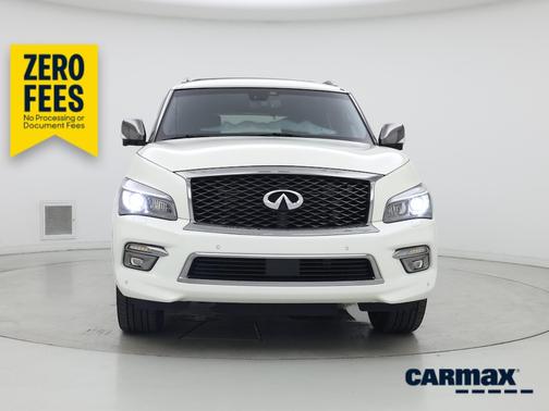 White 2017 INFINITI QX80 Limited